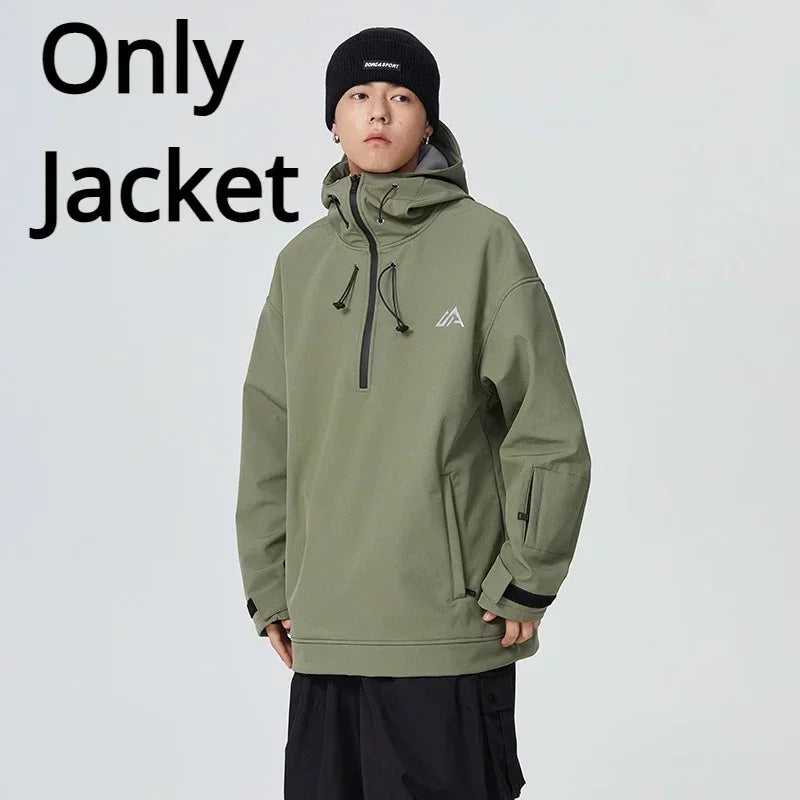 Thermal Ski Jackets 2025 New Winter Woman Outdoor Pro Windproof Sport Skiing Hoodies Man Snowboard Tracksuit Snow Clothing