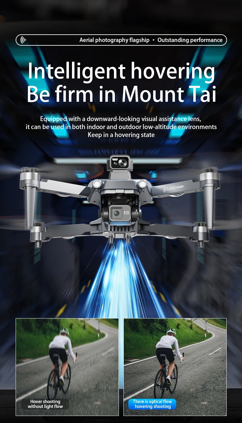 L600 PRO MAX Drone 8K Professional HD Camera 3-axis gimbal 5G WIFI FPV Obstacle Avoidance Brushless Large Screen Quadcopter Toys