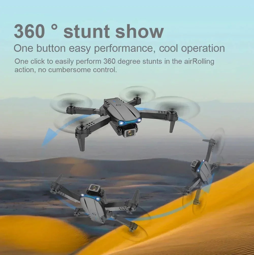 E99 Pro Drone With 4K Dual Camera Wifi Optical Flow And Obstacle Avoidance For Aerial Photography Quadcopter For Birthday Gift ﻿