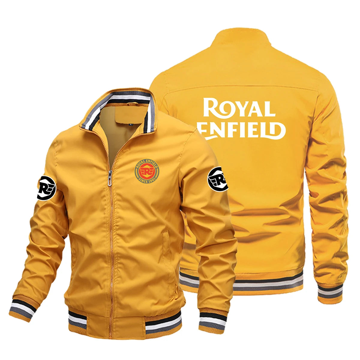 2025 New Retro style Royal Enfield Motorcycle Jacket Racing Jacket Windbreaker Outdoor Sports Bicycle Jacket Men's Clothing tops