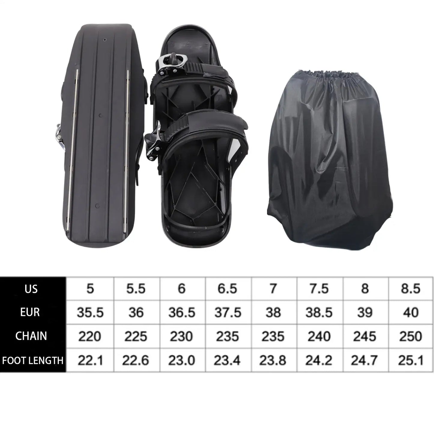 Snowboarding Skates Adjustable Skiing Snowshoe for Women Breathable Winter Snowshoes for Cold Weather Practice Travel Men Adults