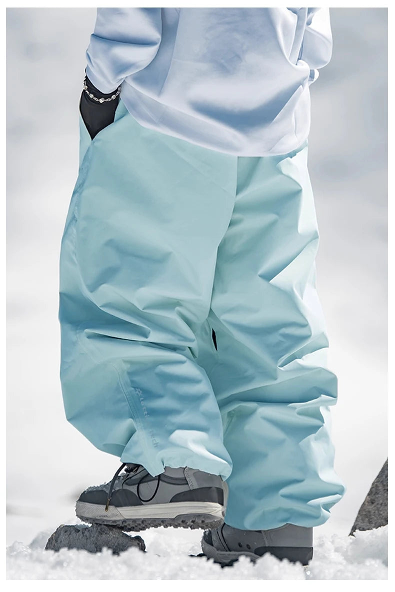 John Snow 2025 3L Ski Jacket & Pants Set Waterproof Snowboard Suit Thermal Winter Sports Gear with Fleece Lining for Men & Women