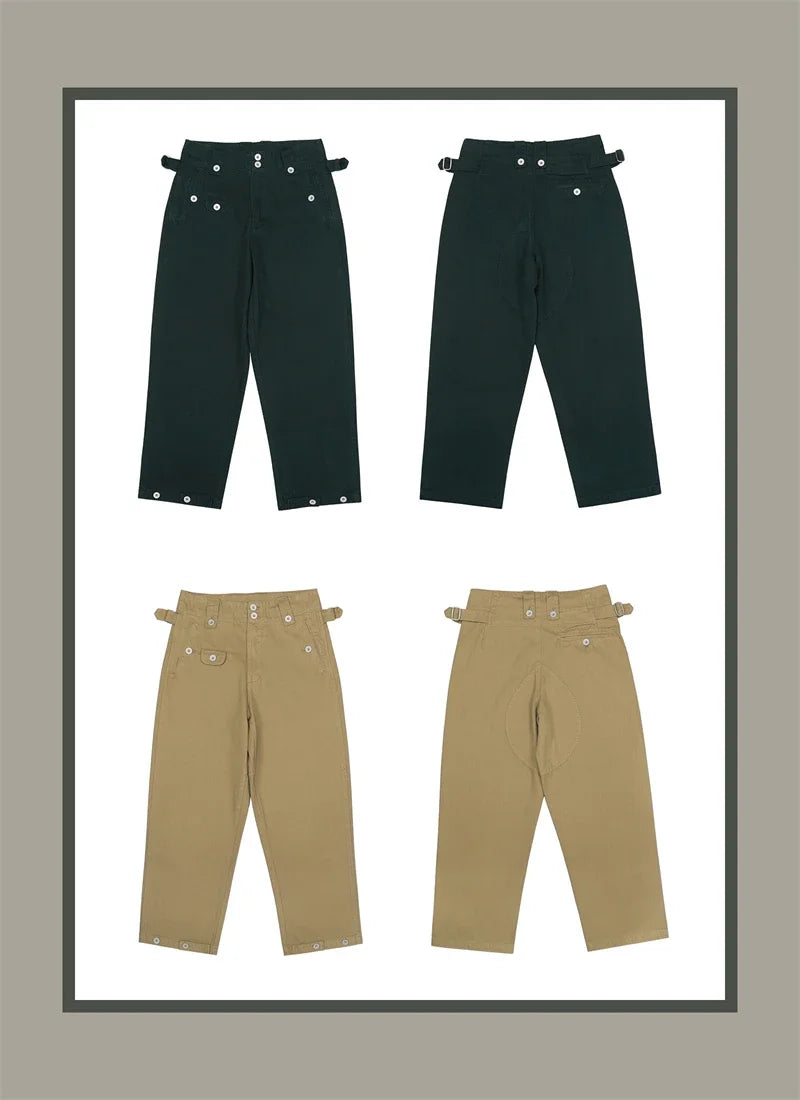 Second Order Army M40 Cargo Pants German Style Vintage Inspired Chino Trousers
