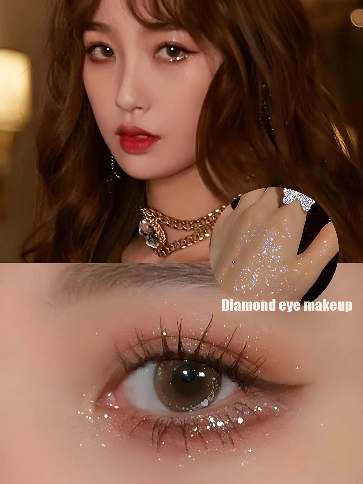 Christmas Snowflake 9-Color Eyeshadow Palette - Fine, Easy-To-Apply Powder With Sparkling Chameleon & Pearlescent Shades In Cora