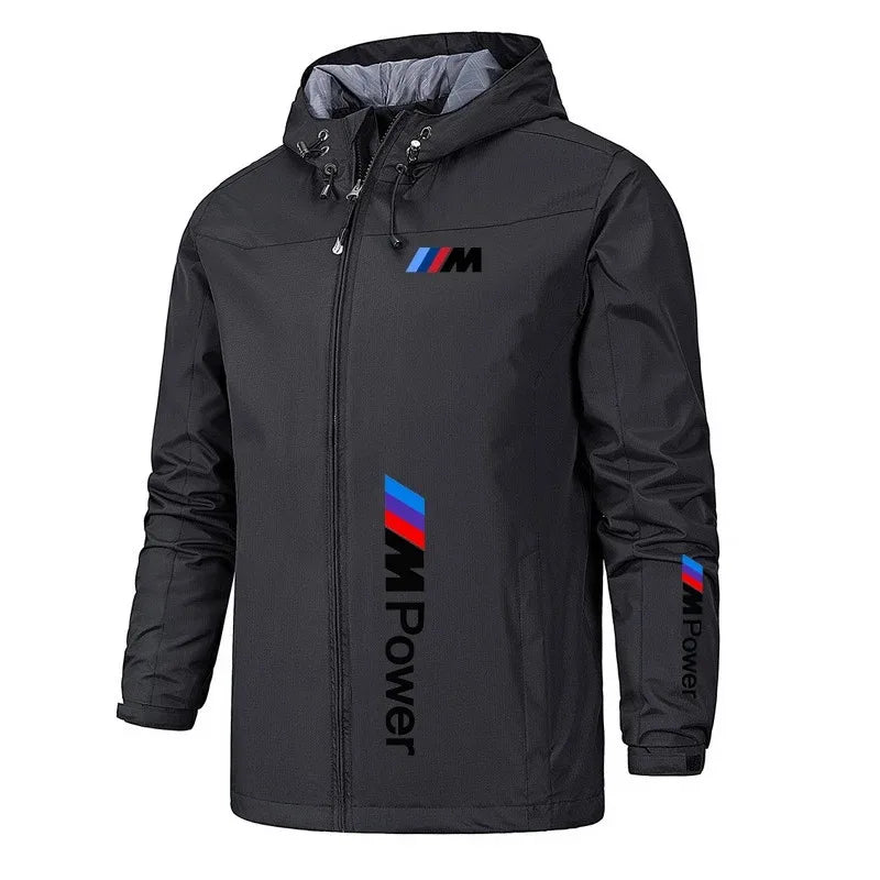 Men's 202 BMW Waterproof Military Tactical Jacket Warm Windbreaker Bomber Jacket with Hood Windproof And Waterproof