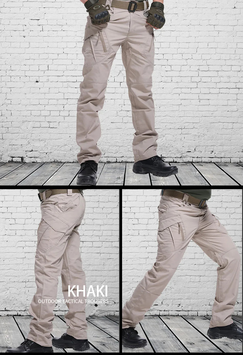 Mens Waterproof Cargo Pants Elastic Multiple Pocket Military Male Trousers Outdoor Joggers Pant Plus Size Tactical Pants Men