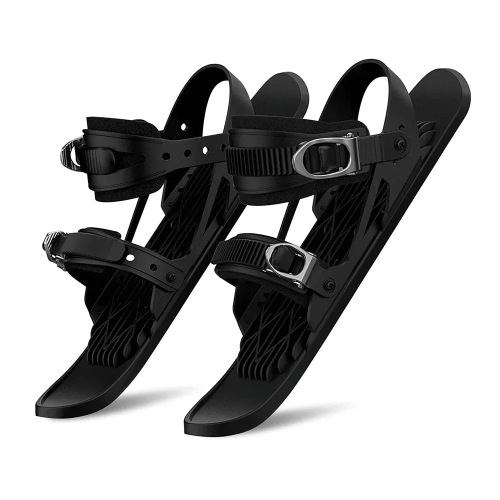 Mini Short Skis For Outdoor Snow Ski Boots Snowboards Portable Ice Skates And Snow Boots For Winter Travel