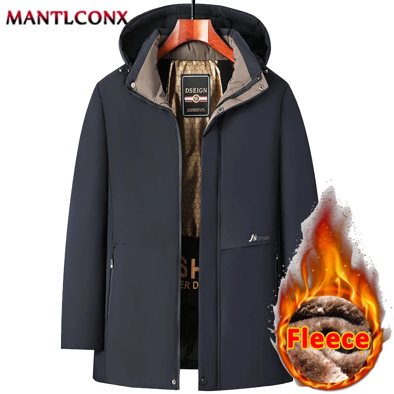 Outdoor Hooded Parka Men's Winter Jacket Windbreak Camping Hiking Ski Snow Jacket Men Winter Jacket for Men Luxury Hood Outwear