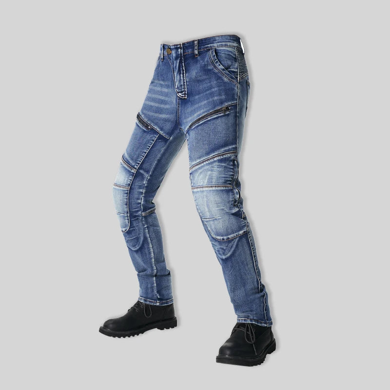 Men Moto Jeans Motorcycle Pants Protective Gear Touring Motorbike Trousers Motocross Pants CE Protective Gear Stretch Jeans