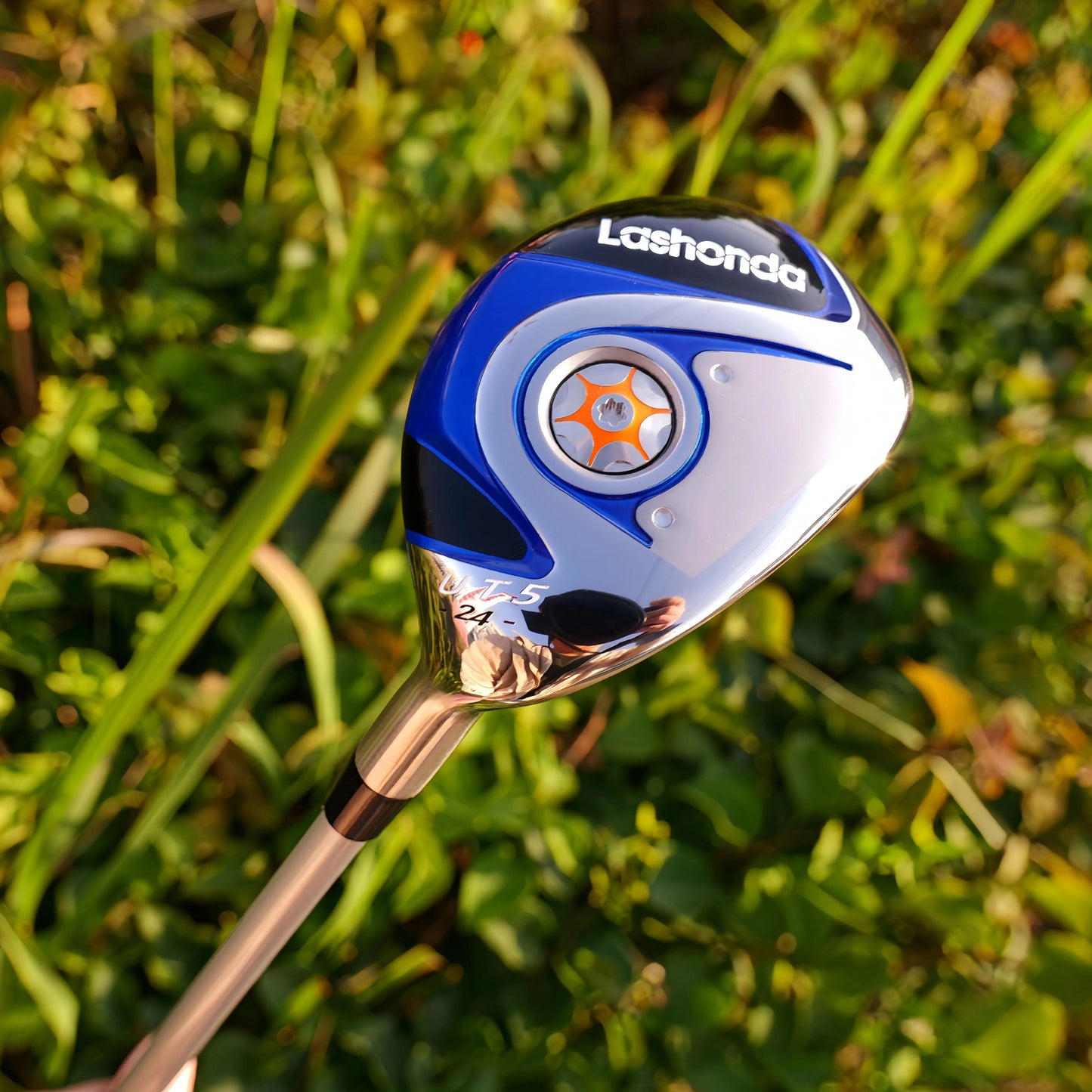 Golf Club Lashonda Hybrid/Utility Wood   SR Flex Carbon Shaft, Stainless Steel Head   Low and Deep Center of Gravity, High Forgi