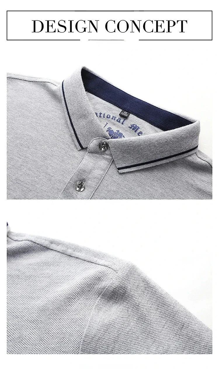 Summer Mens Short Sleeve Embroidered Polo Shirts Breathable Lightweight Shirt Luxury Top Casual Lapel T-shirt Men T Shirt Homme