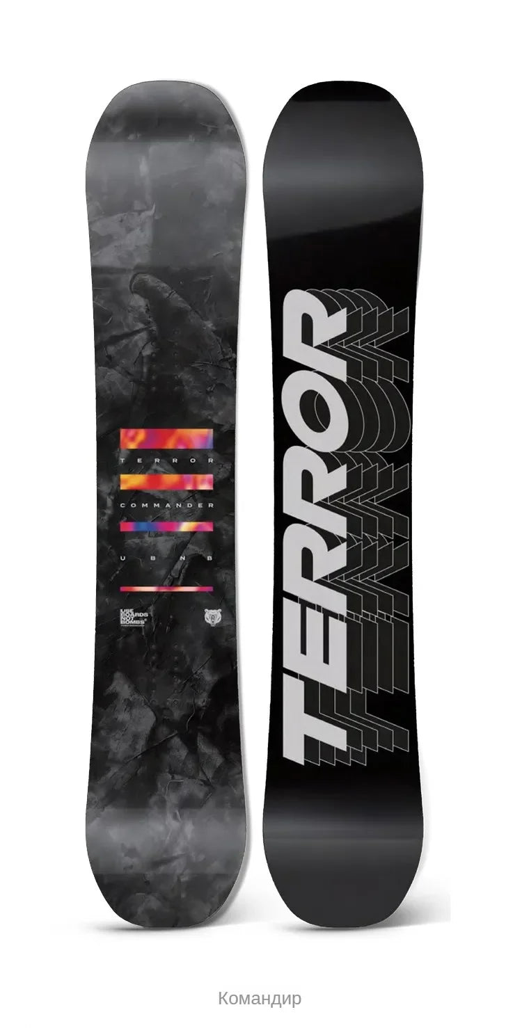 Commander Adult  All-Mountain Snowboard Set: Professional Snowboard Gear For Men And Women.