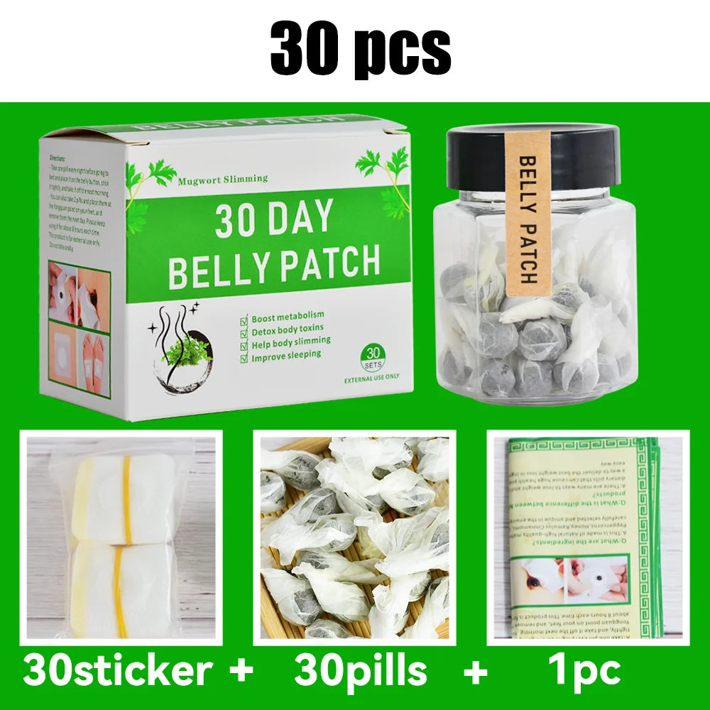30/60/90Pcs Herbal Belly Slim Patch To Lose Weight Fast Slimming Pill Body Shaper Tummy Navel Plaster Burns Abdominal Fat Burner