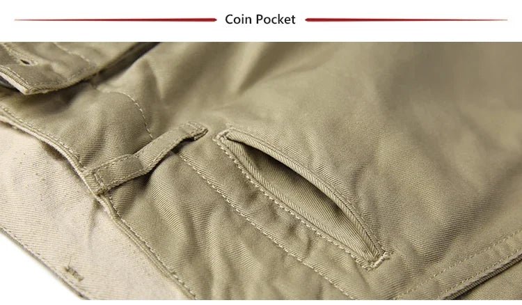 Rugged Bronson Army Chino Trousers 1942 Pattern Khakis Military Style Casual Pants