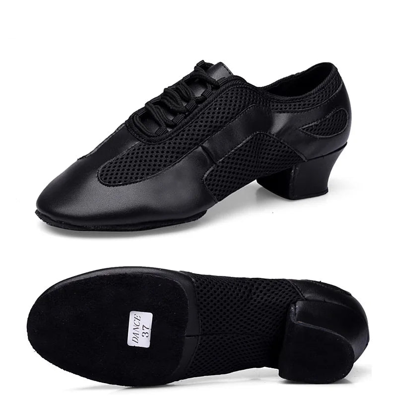Latin Dance Shoes Adult Men Women Skin Tone Patent Leather Professional Soft Teacher Shoes Square Dance Shoes Ballroom Big Size