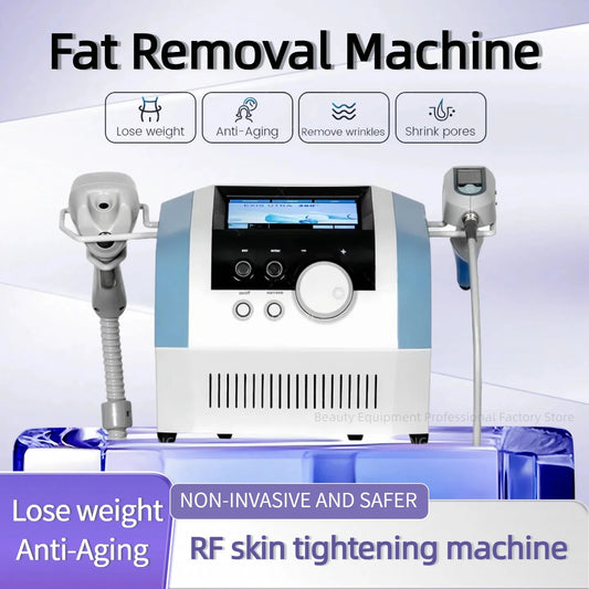 Portable NEO Device Slimming Machine Ultrasonic Fat Removal Wrinkle Removal Face Slimming Double Handle Super Strong 360 Degree