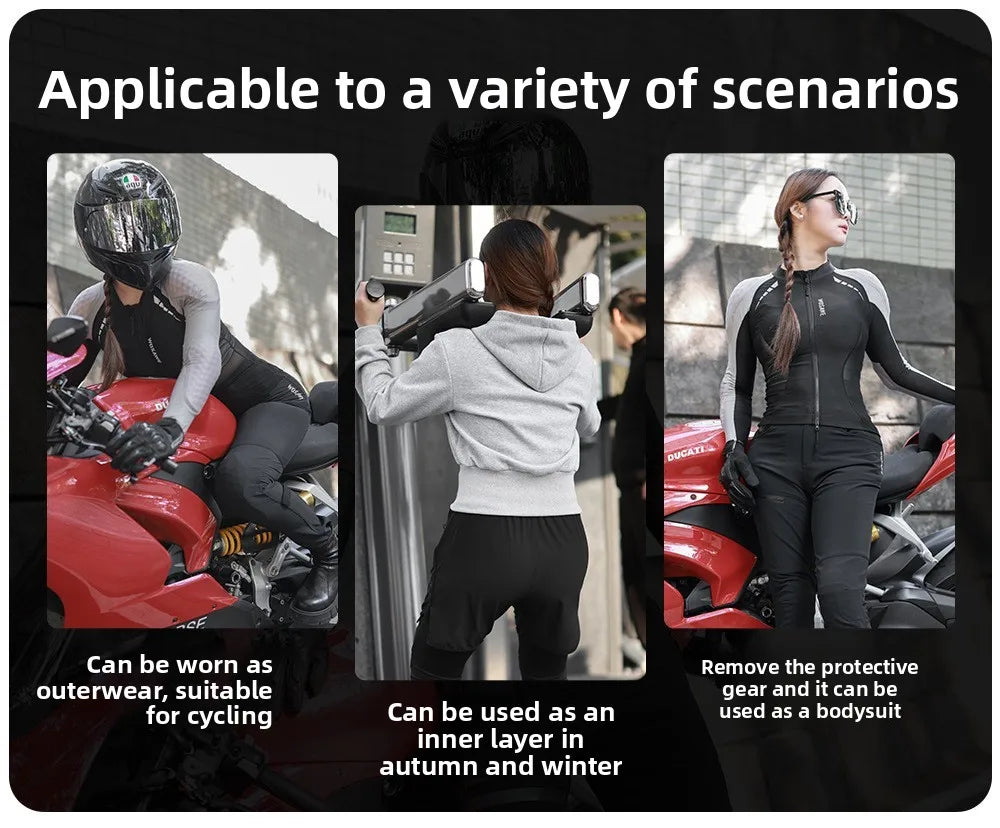 WOSAWE Motorcycle Jacket Men Women Full Body Armor Protection Jacket Motocross Racing Clothing Suit Moto Riding Protector Jacket