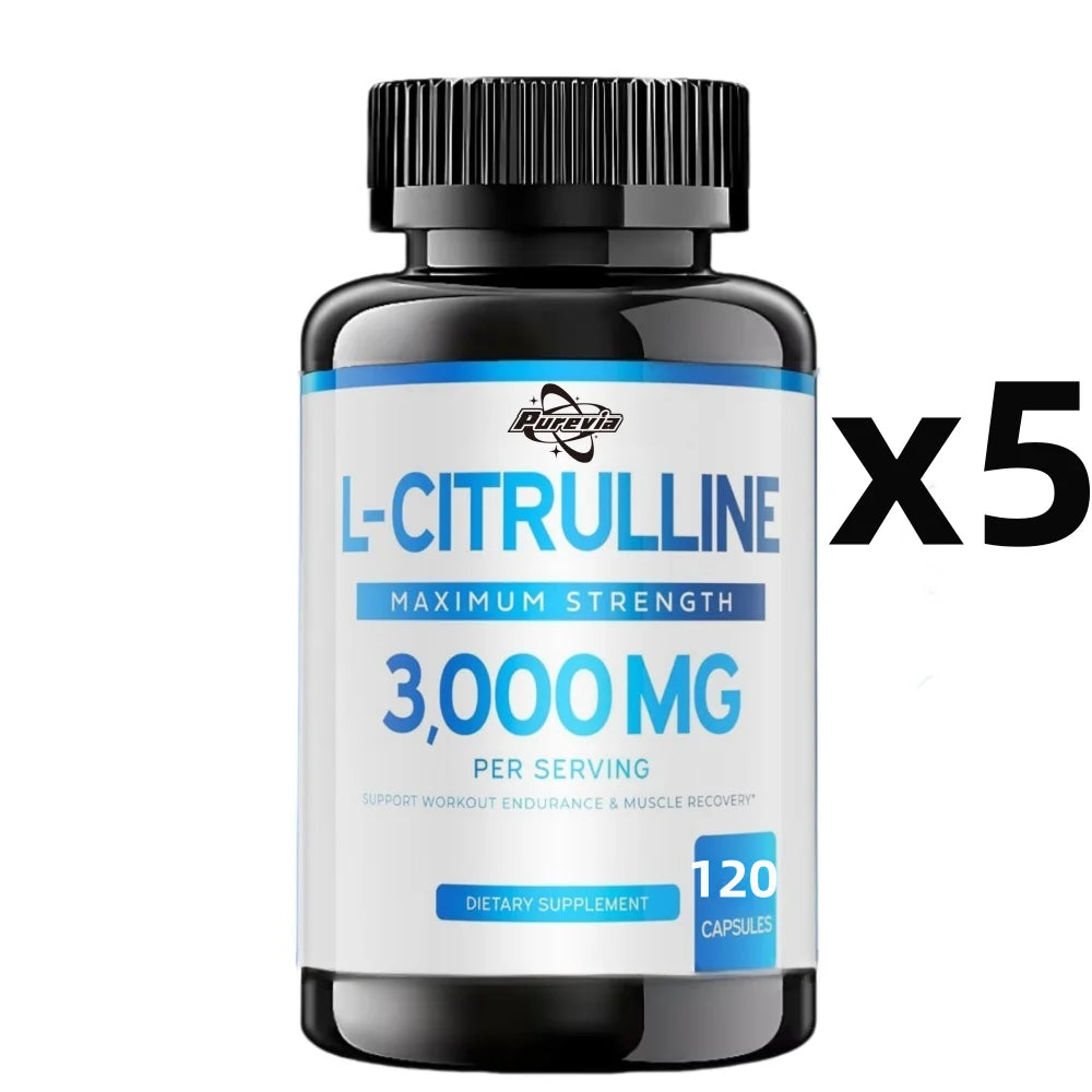 L Citrulline 3000mg Supplement ( Capsules) Support L Arginine & Nitric Oxide Pills - L-citrulline For Men &amp