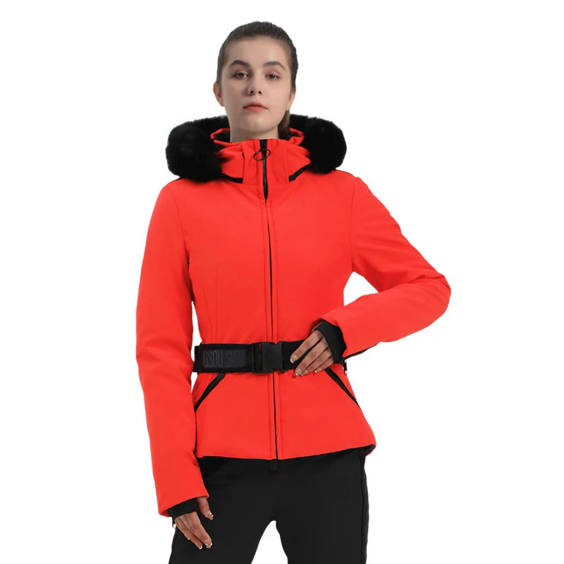 Snowboard Jackets 2025 Mountain Winter Hooded Woman Snow Jackets Outdoor Skiing Jacket Sports Outerwear Windproof Warm Tracksuit