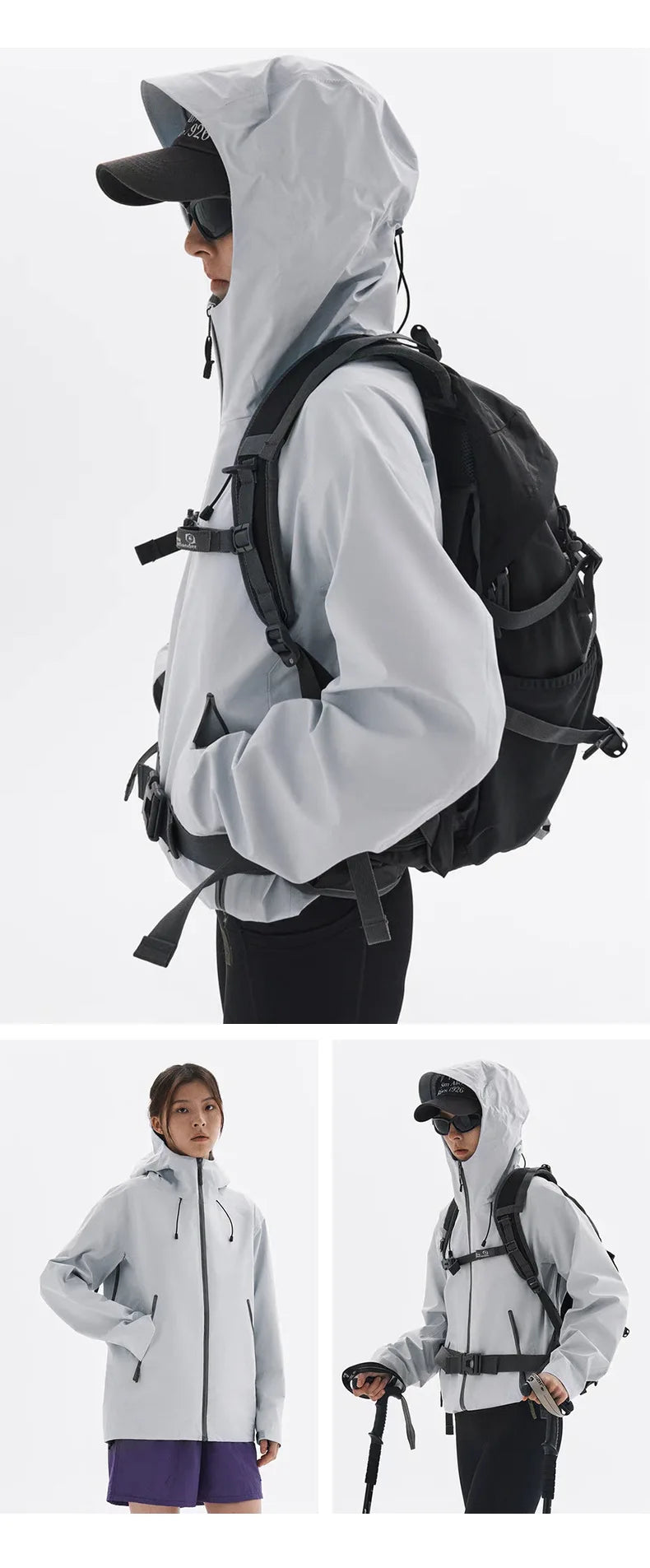 Jackets, fashionable men's and women's mountaineering suits, high breathability, waterproof and high-quality jackets.
