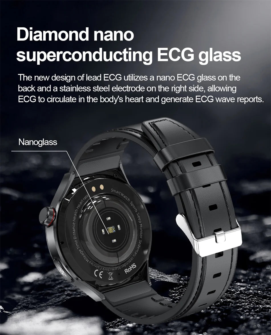 2026New high-end Smart Watch Men Women Health Measurement Blood Oxygen Bp physical examination call exercise ECG Smartwatch Man
