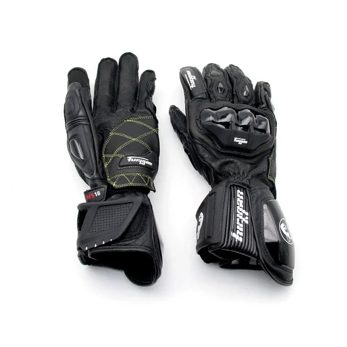 AFS18 Motorcycle gloves hard shell high-quality leather gloves Furygan Loire motorcycle riding protective long gloves