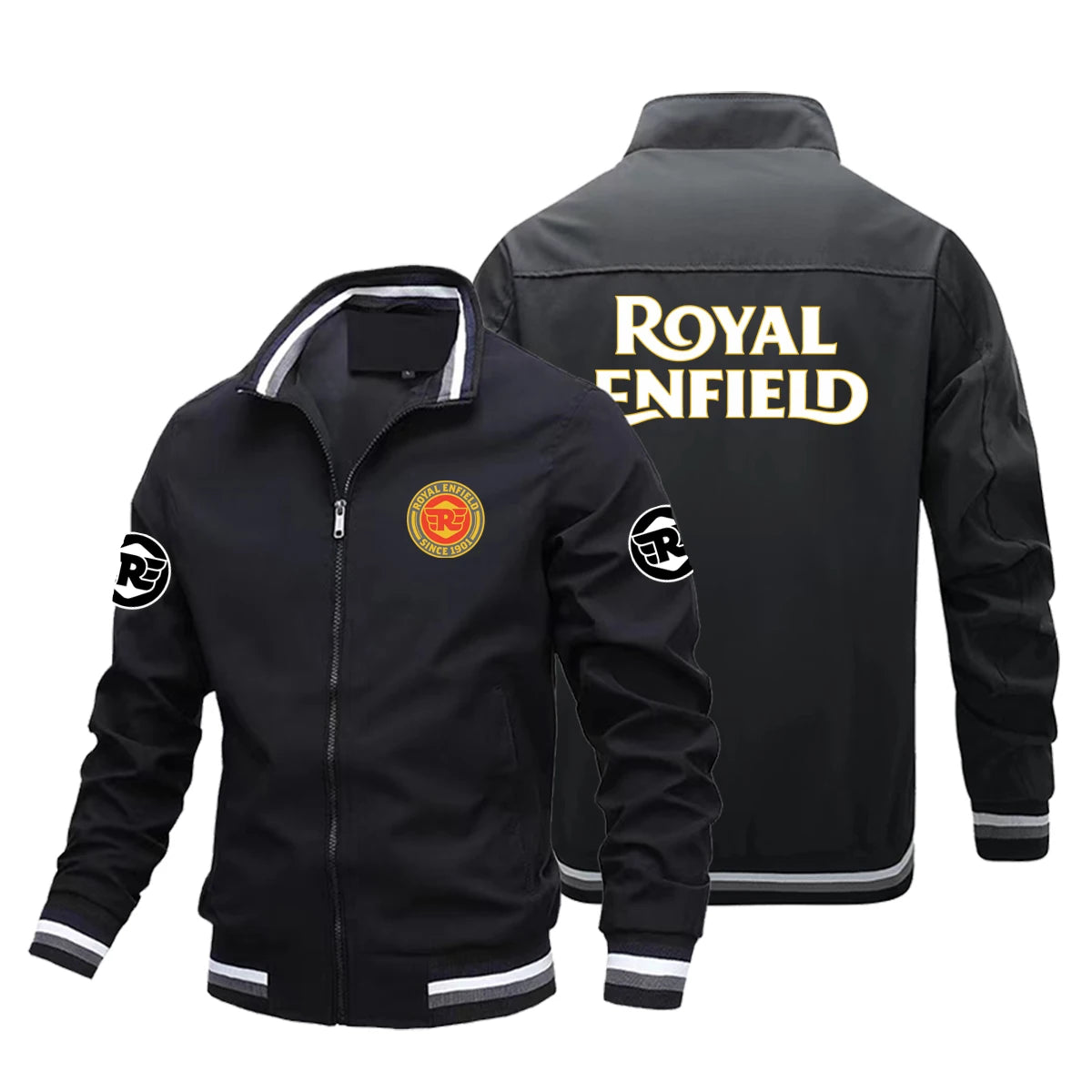 2025 New Retro style Royal Enfield Motorcycle Jacket Racing Jacket Windbreaker Outdoor Sports Bicycle Jacket Men's Clothing tops