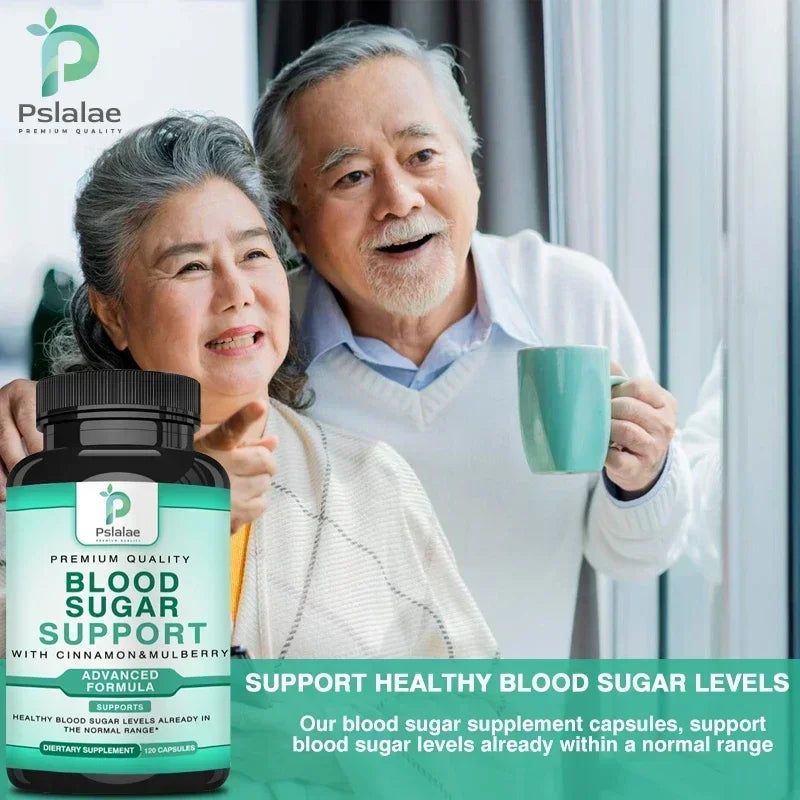 Blood Sugar Support - Controls Blood Sugar Levels, Supports Heart Health, Glucose Metabolism