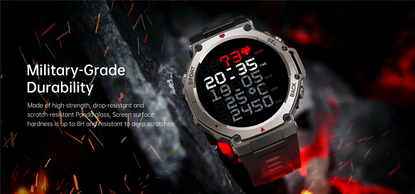 Original T-Rex 3 2025 For Amazfit Military gps smartwatc Built-in Compass Altimeter 10ATM Waterproof Sports Smartwatch Men Women