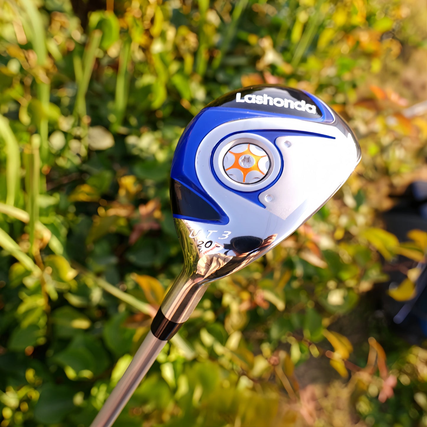 Golf Club Lashonda Hybrid/Utility Wood   SR Flex Carbon Shaft, Stainless Steel Head   Low and Deep Center of Gravity, High Forgi