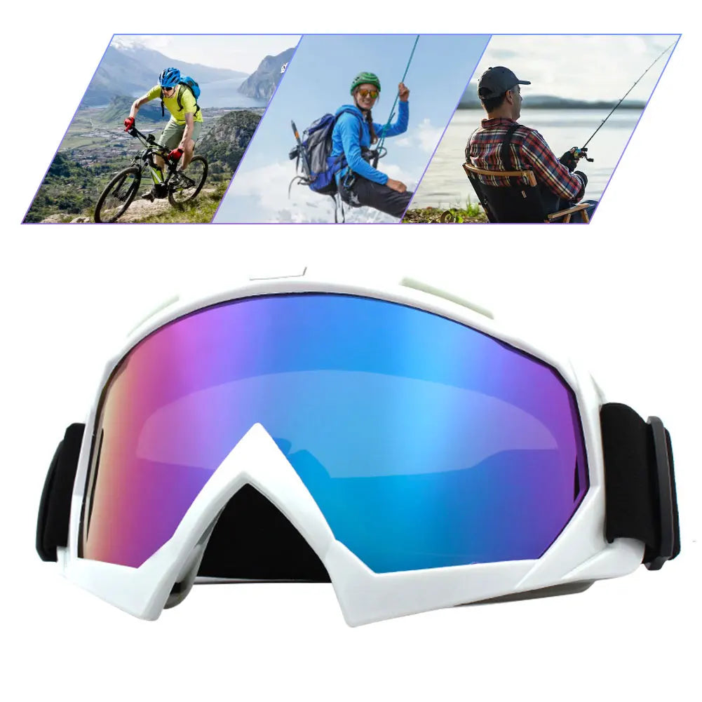 Skiing Goggles Anti-Collision Anti-Glare Lens Sport Eyewear Winter Sport Accessories Cycling Eyewear UV Protection Sunglasses
