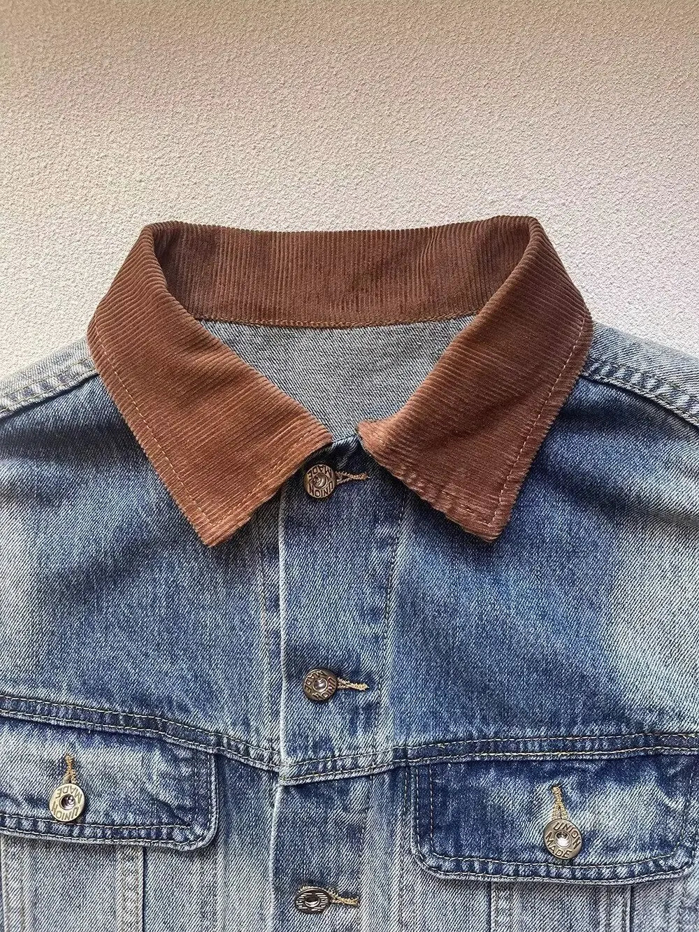 American Sle Loose Men's Denim Jaet Retro Waed Spring Autumn Casual Outerwear Long Sve Square Collar Travel Friendly