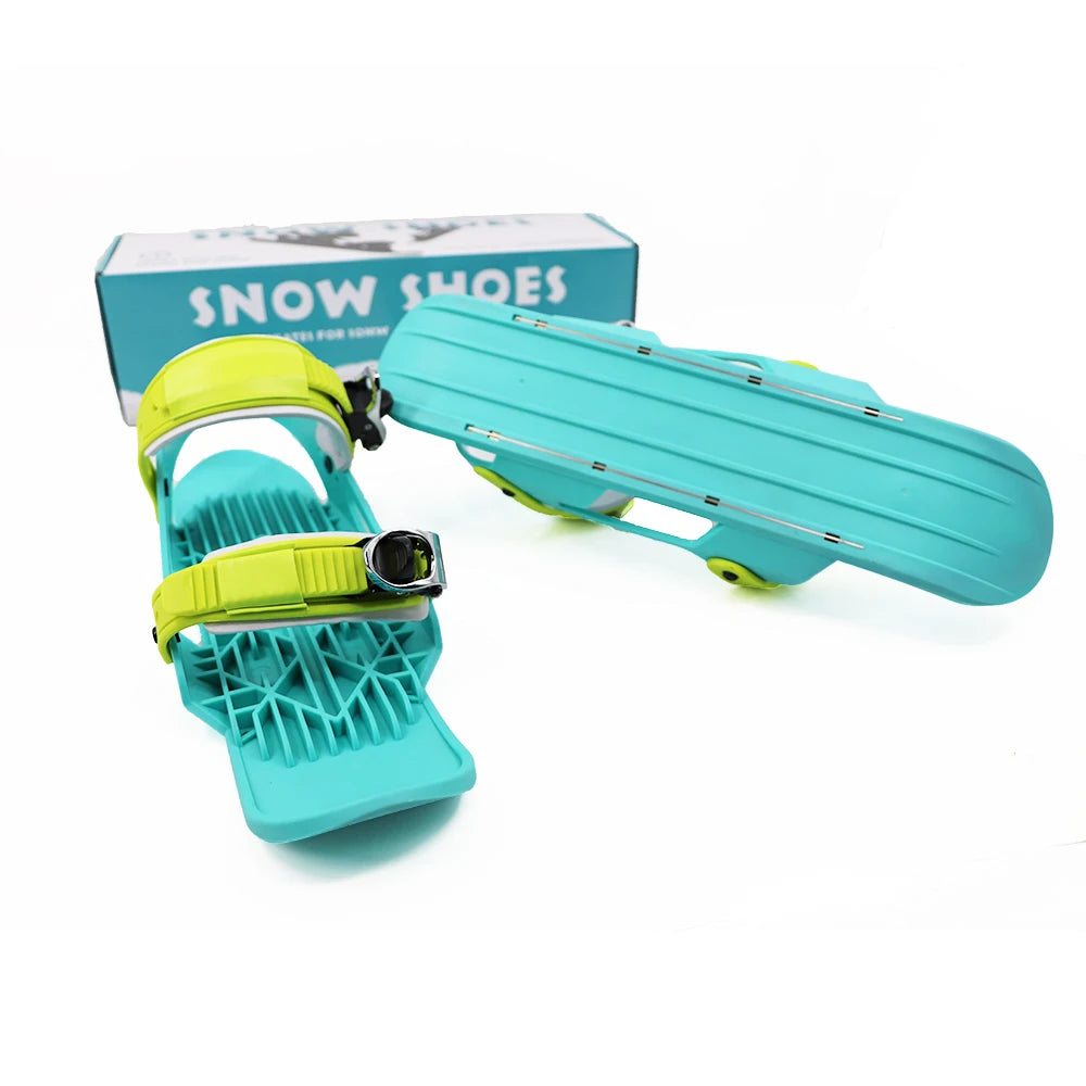 Adult mini entry-level ski skis suitable for beginners Ski boots that can be worn directly on the feet Snow walking shoes