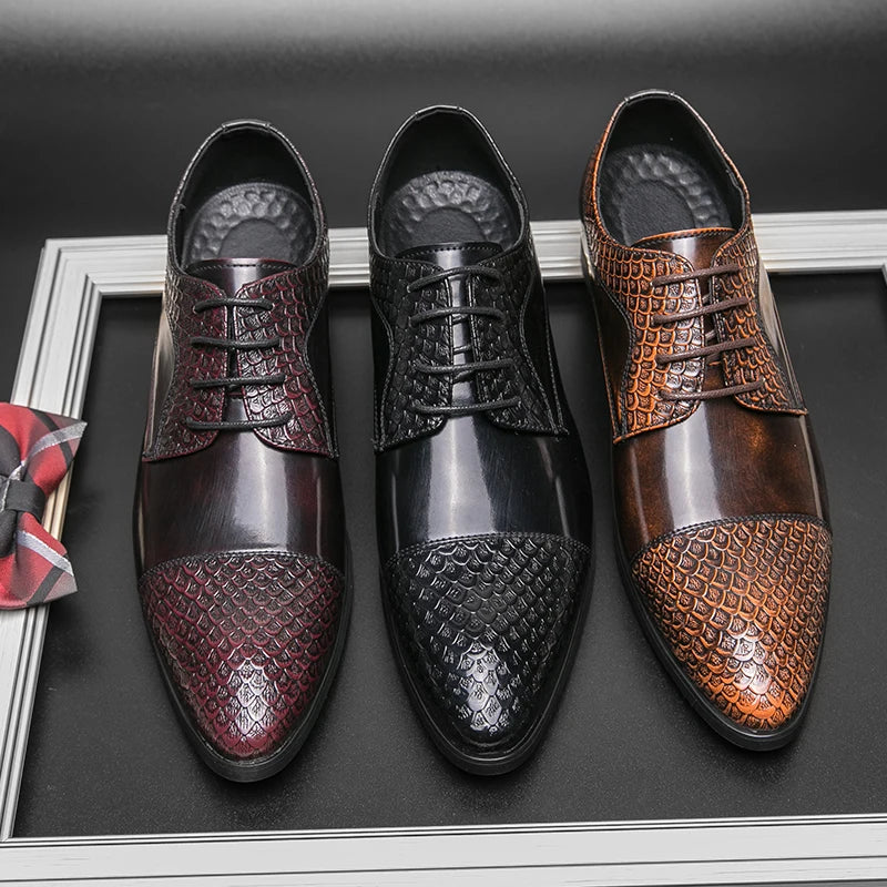 Dress Shoes Man Classic Casual Business Leather Shoes Men Formal Wedding Office Leather Shoes For Men Social Shoe Male