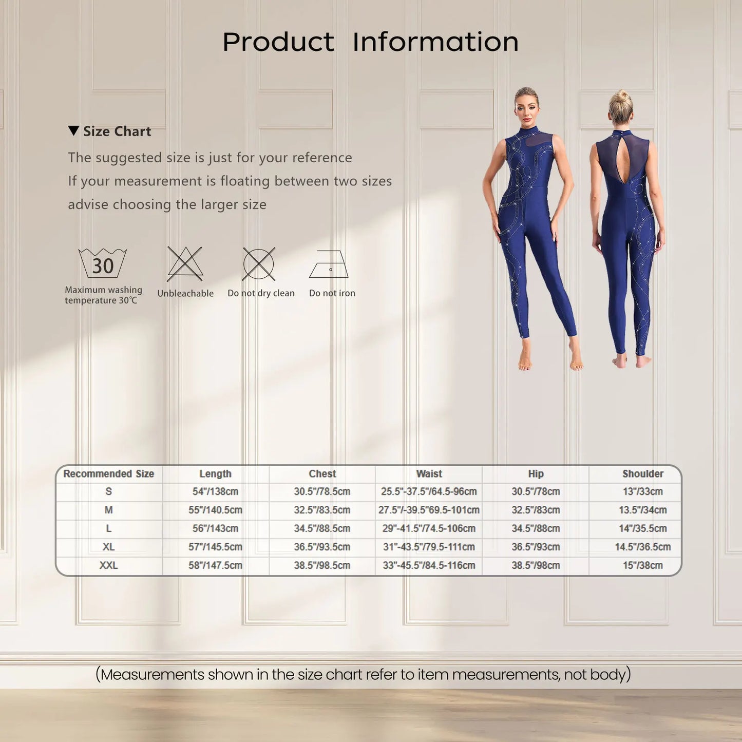 Womens Rhythmic Gymnastics Artistic Figure Skating Dance Costume Shiny Rhinestones Ballet Dance Unitards Jumpsuit Full Bodysuit