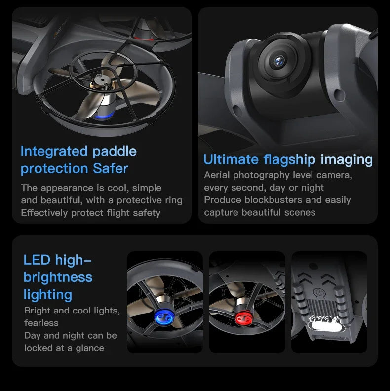 X226 Screen VR Control Drone 4K Professional Camera HD Aerial Photography Dual-Camera Omnidirectional Obstacle Avoidance Drone