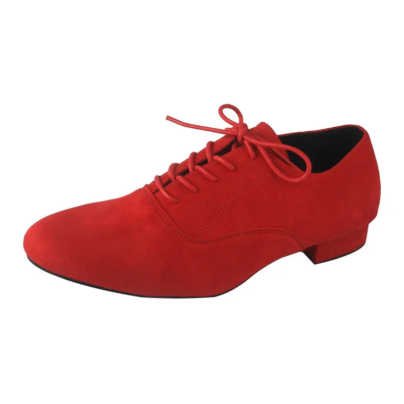 Wedopus 2.5CM Smooth Men's Dance Shoes Royal Blue Shoes for Ballroom Dancing Suede Bottom Dropshipping