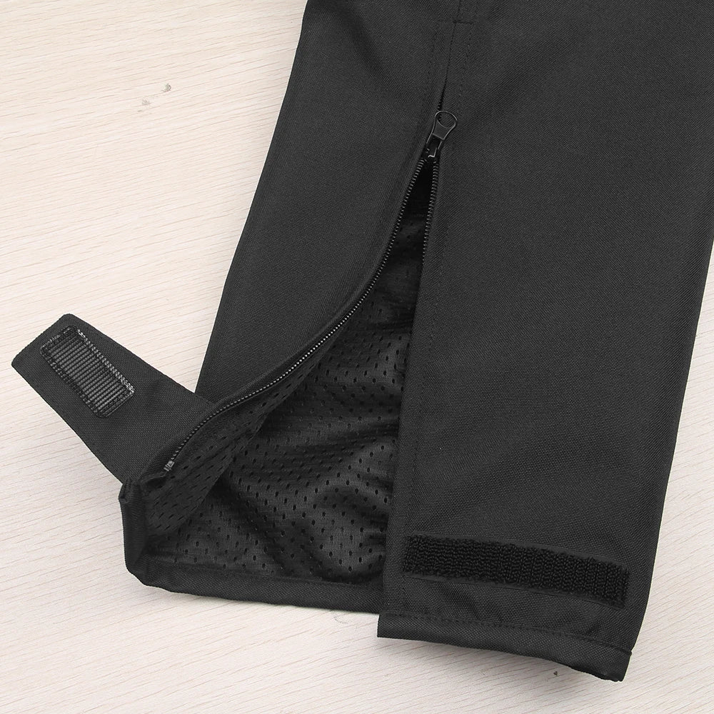 Summer Motorcycle Pants Man Mesh Lightweight Breathable Outdoor Motorbike Riding Pants With Protective Gear Motocross Pants