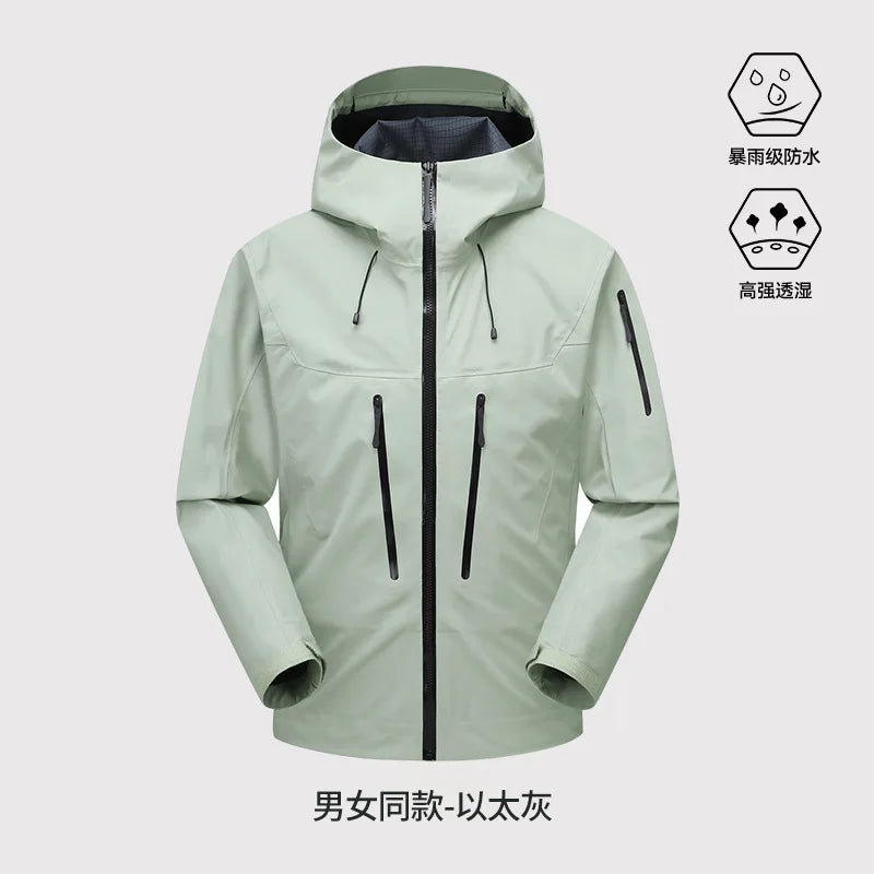 Jackets, fashionable men's and women's mountaineering suits, high breathability, waterproof and high-quality jackets.
