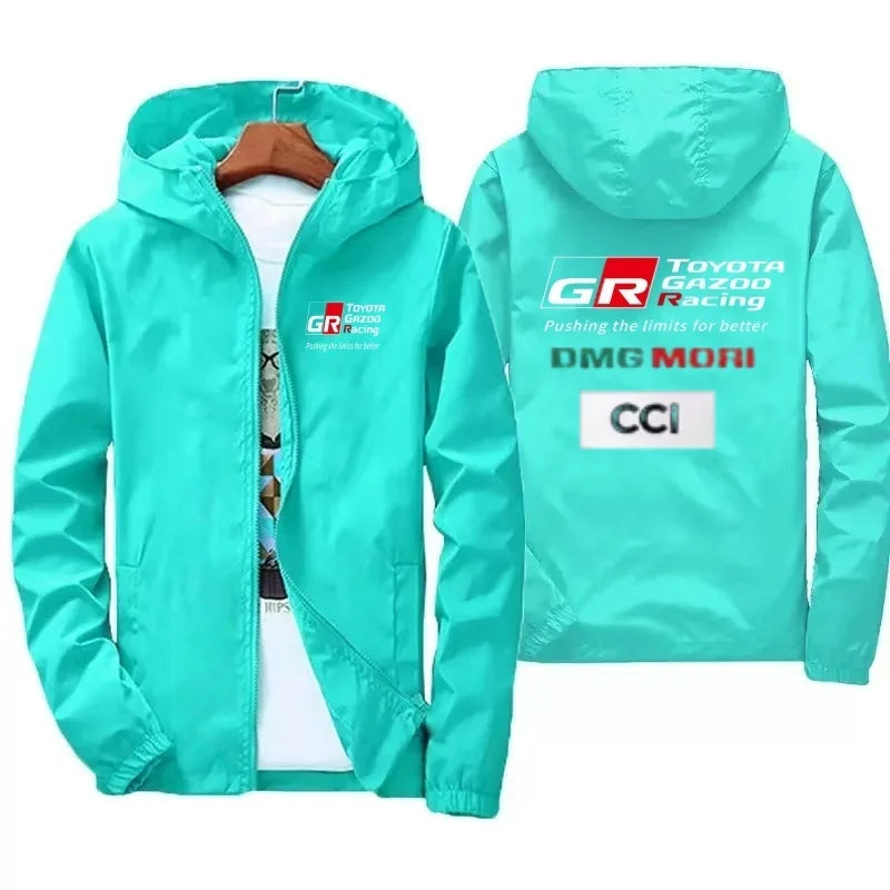 2026 New Toyota GR Men's Motorcycle Jacket, A Casual Twill Baseball-style Coat for Spring and Autumn, Men's Hip-hop Street Style