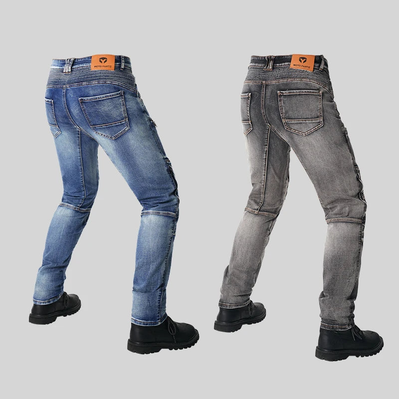 Men Moto Jeans Motorcycle Pants Protective Gear Touring Motorbike Trousers Motocross Pants CE Protective Gear Stretch Jeans