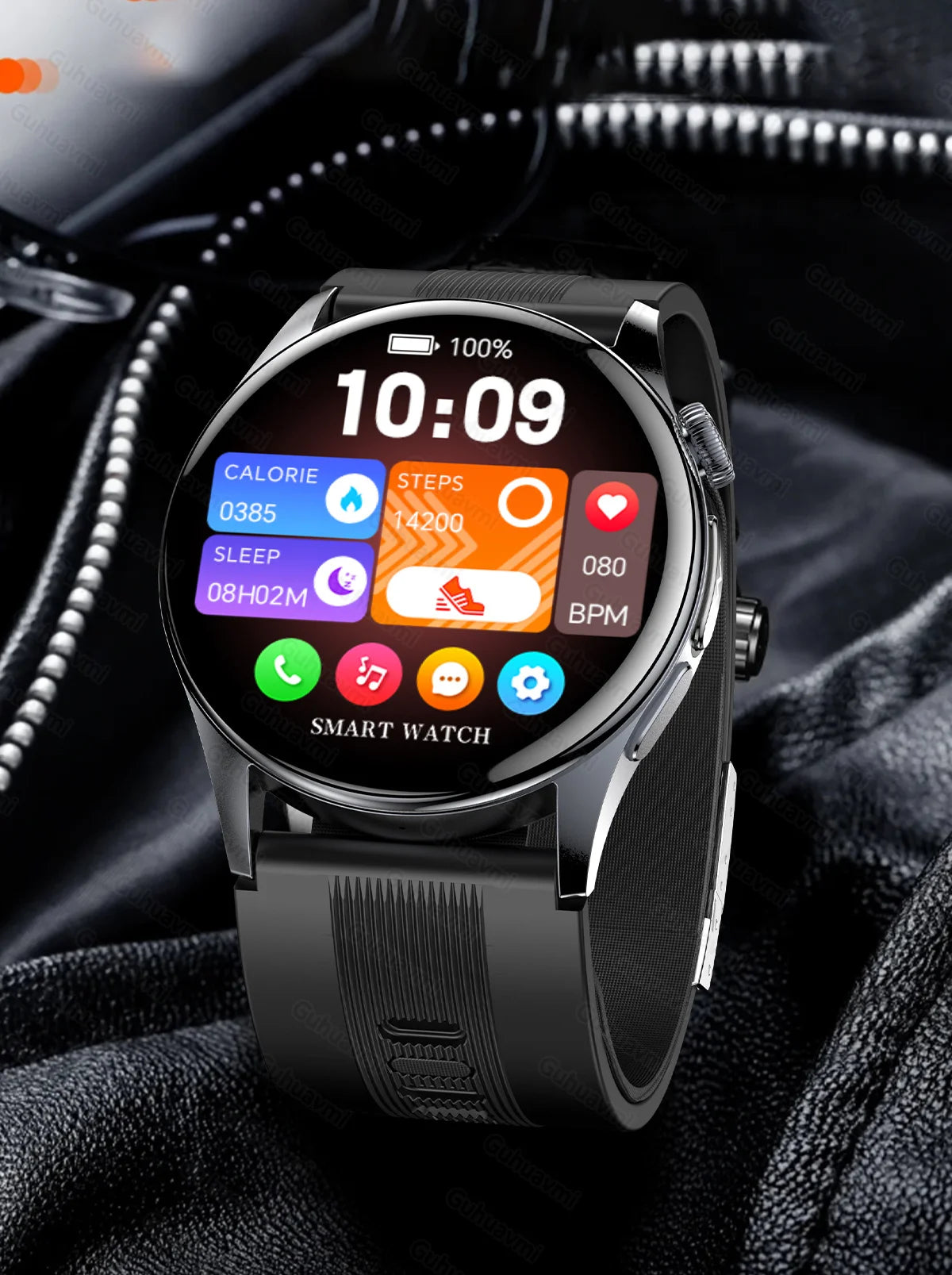 Smartwatch  AMOLED Screen Call ECG Sport Watchs Air pump Measurement BP Micro physical examination AI dial Smart Watch Men Women