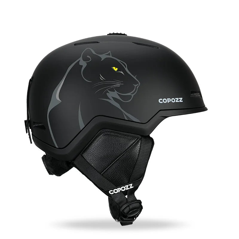 COPOZZ Ski Helmet Half-covered Anti-impact Skiing Helmet For Adult Men Women Ski Skateboard Snowboard Safety Helmet Female Male