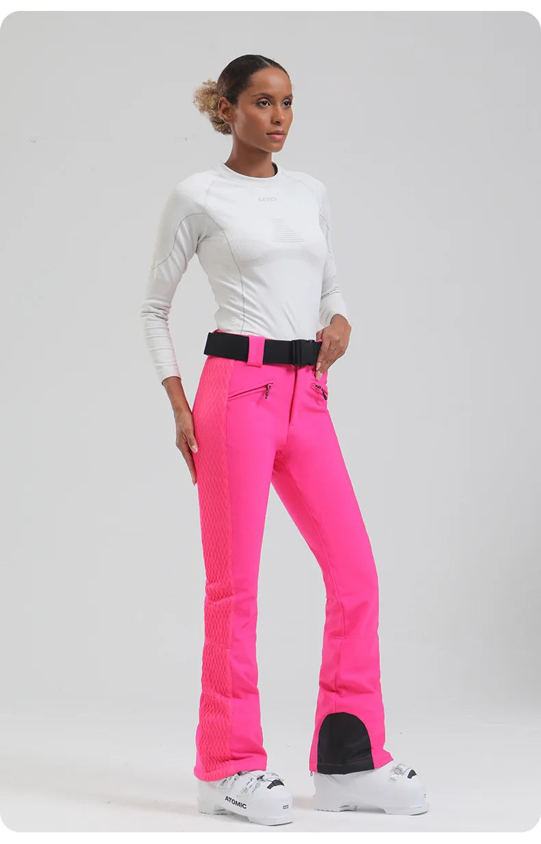 Ski Pants New Women's Double Board Slim Winter Windproof Waterproof Warm Outdoor Sports Ski Pants