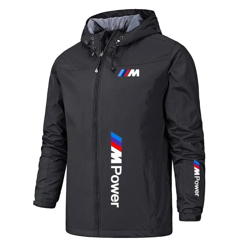 Men's 202 BMW Waterproof Military Tactical Jacket Warm Windbreaker Bomber Jacket with Hood Windproof And Waterproof