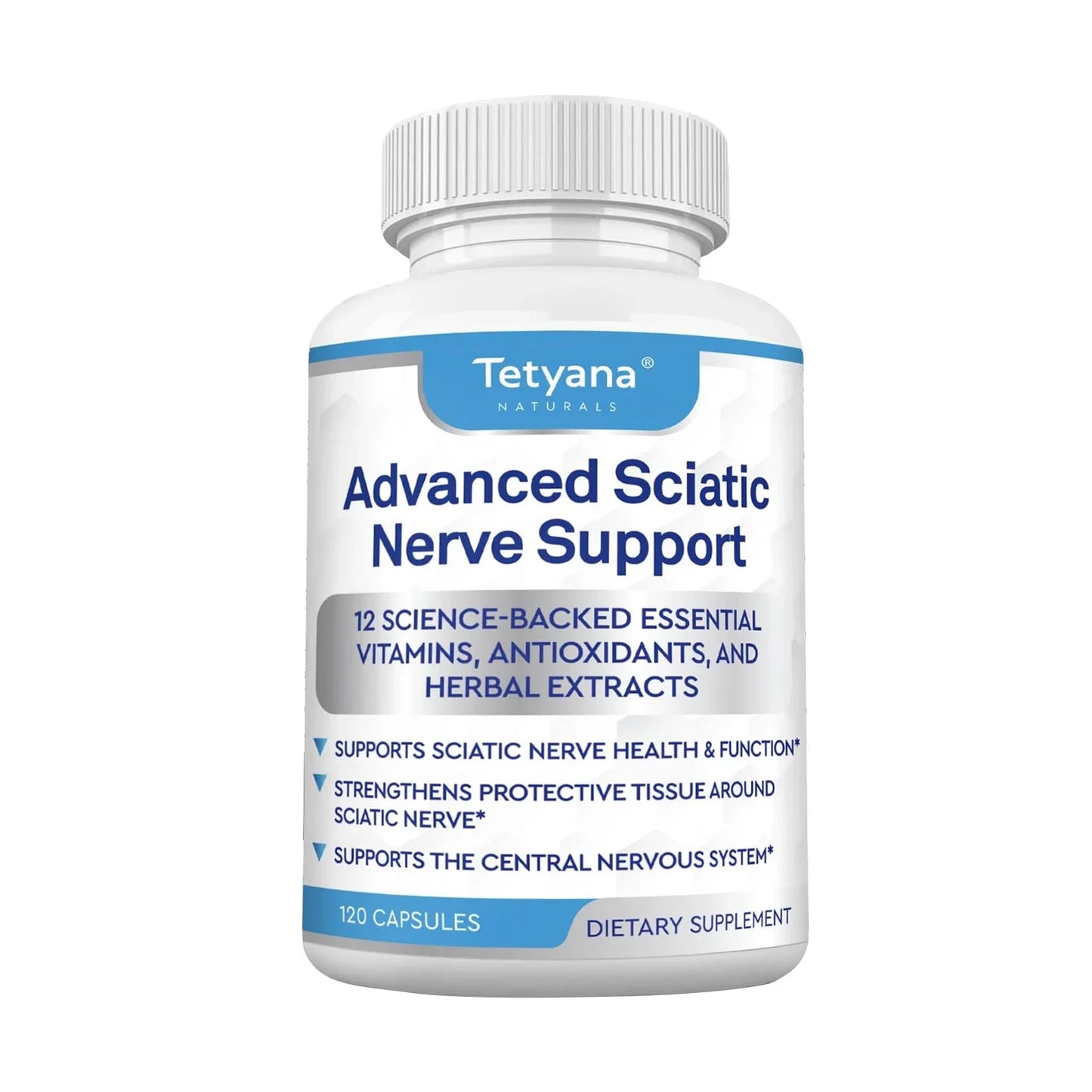 Advanced Sciatic Nerve Support - 12-in-1 Sciatica Supplement To Promote Nerve Health and Overall Well-being, and Improve Sleep