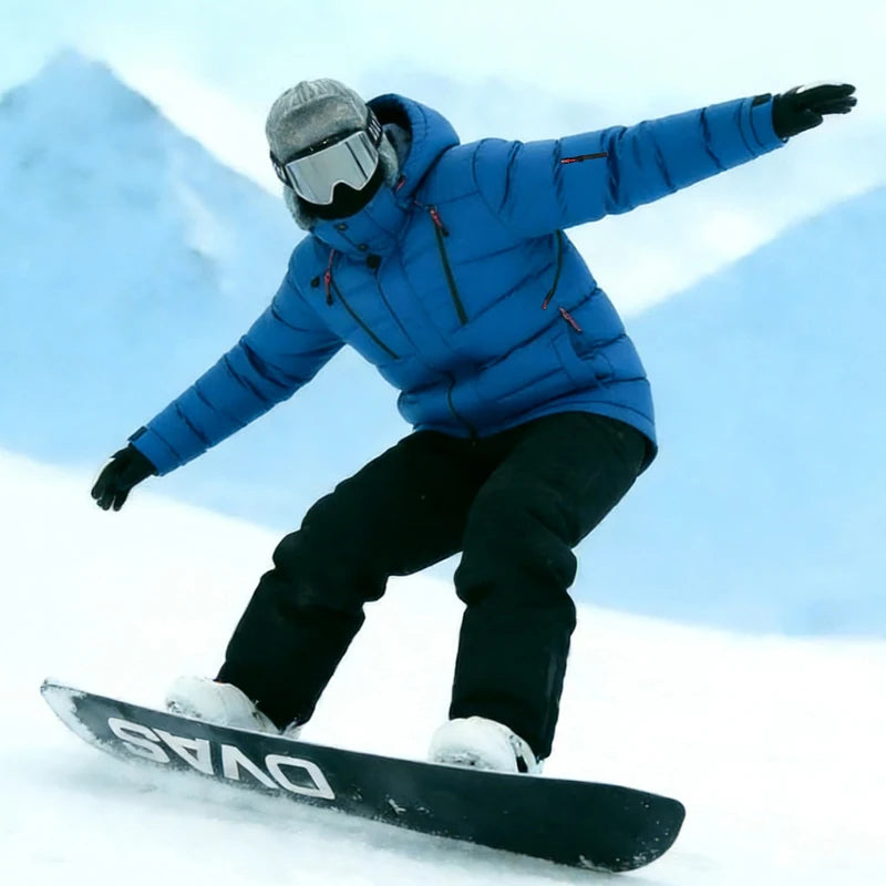 Winter Ski Suit Men Snow Parkas Warm Windproof Outdoor Sports Skiing Down Jackets and Pants Male Snowboard Wear Overalls
