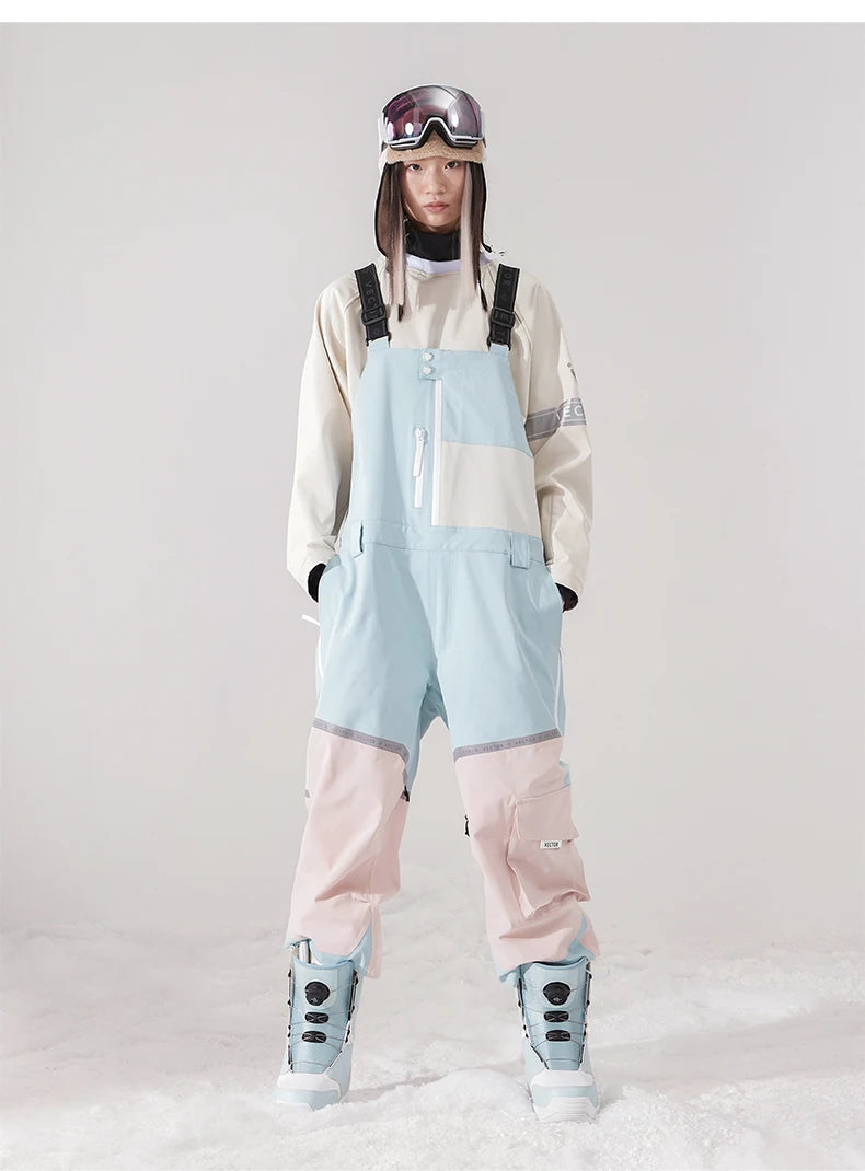 VECTOR Ski Suit Set Women Man Winter Women Jackets and Pants Warm Waterproof Women Jackets Pants Outdoor Ski Bike Camping 2023