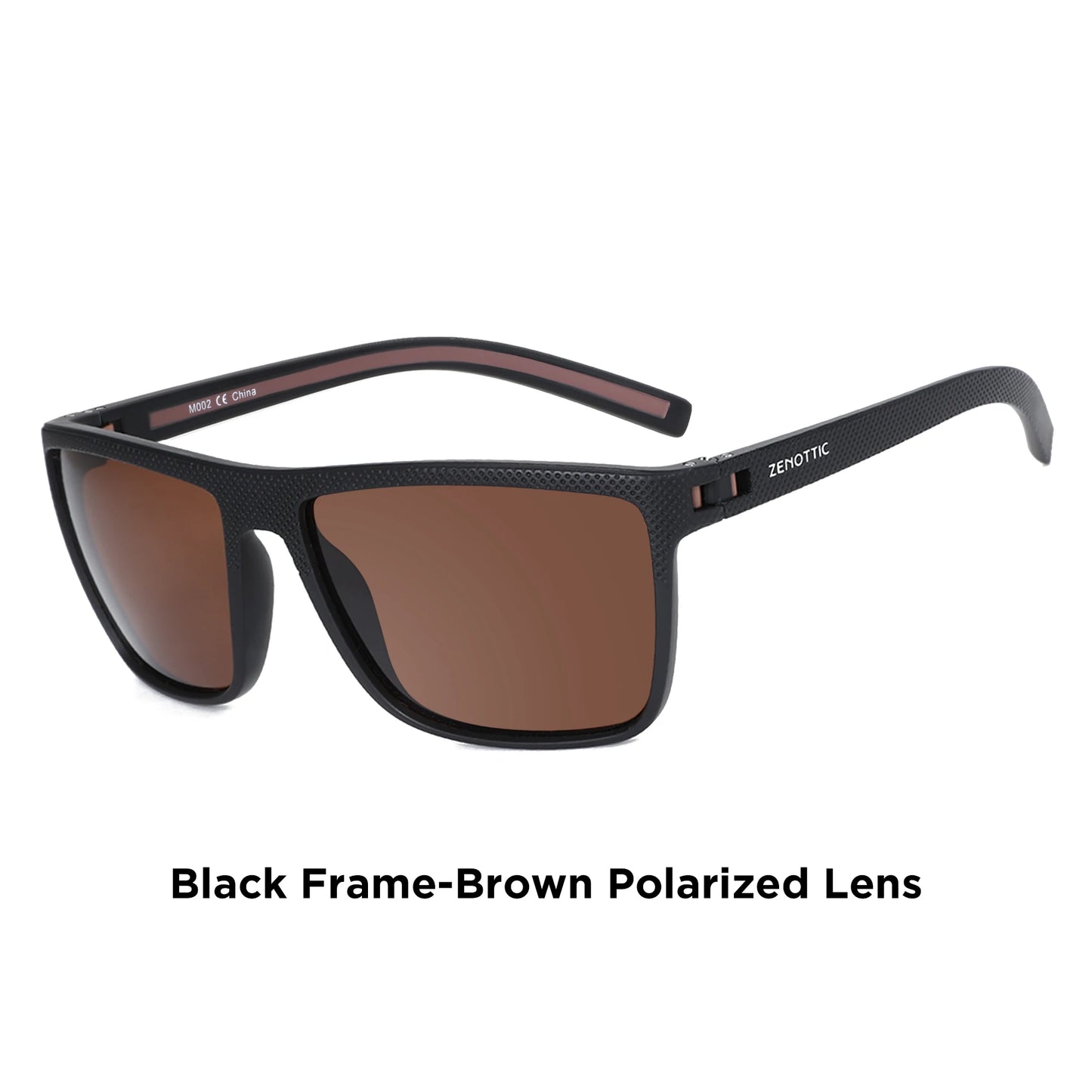 ZENOTTIC Retro Square Polarized Prescription Sunglasses Fashion Lightweight TR90 Progressive Optical Sun Glasses for Women Men