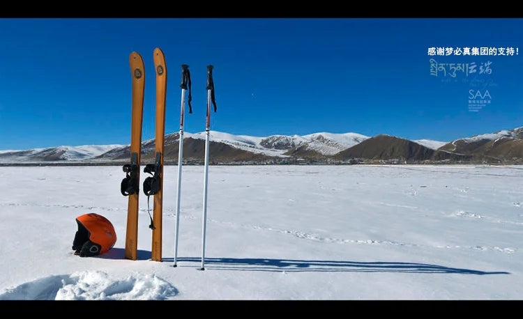 лыжи Fashion High Quality Log Manchurian Ash Ski Double Board Adults and Children Wooden Ski/Snowboard Skis